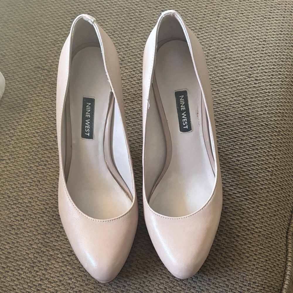 Nine West Women's Nude Heels